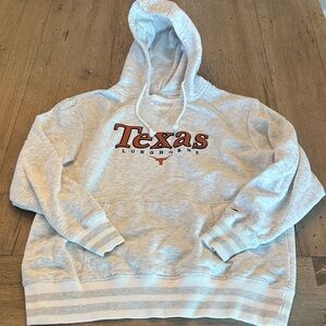 Women’s Champion Texas Longhorns Light Gray Crewneck Hoodie